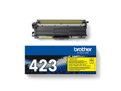 TN 423Y Toner Carton Top s