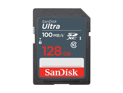 SanDisk Ultra SDXC 128 GB 100 MB/s Class 10 UHS-I SDSDUNR-128G-GN3IN