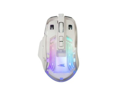 BARACUDA BGM-062 ANGLERFISH, Myš, biela ANGLERFISH-W