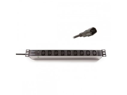 KEline 19" rozvodný panel 9x IEC320 C13 620I09I