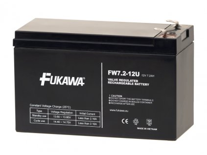 Akumulátor FUKAWA FW 7.2-12 F2U (12V 7,2Ah/7Ah) 11509