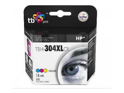 Inkoust TB kompat. s HP DJ 3700,Colour reman,18 ml TBH-304XLCR