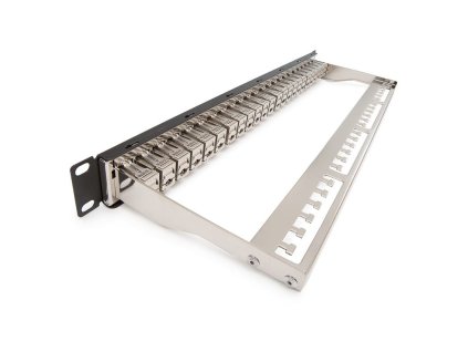 KELINE Patch panel Cat 6A, osadený s 24xKEJ-C6A KEP-C6A-S-HD-NP