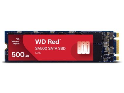 WD Red SA500 SATA SSD M.2 500GB Front HR s