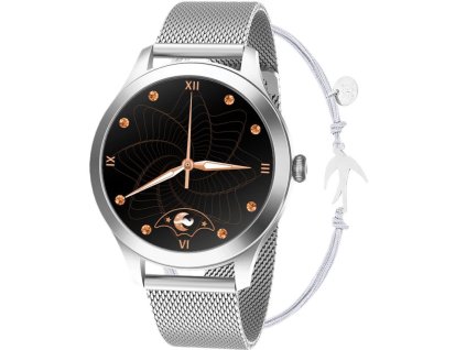 MAXCOM Fit FW42, Smart hodinky, strieborné FW42 Silver