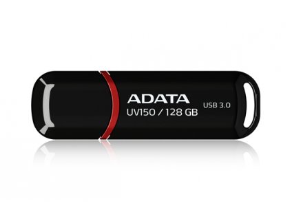 ADATA UV150/128GB/40MBps/USB 3.0/USB-A/Černá AUV150-128G-RBK