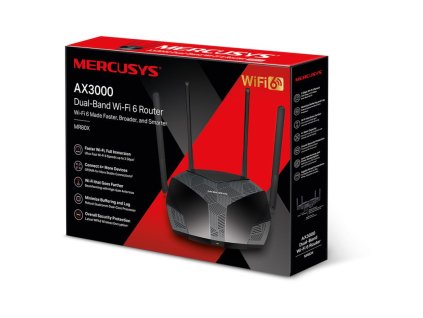 MERCUSYS MR80X, AX3000 Wireless Dual Band Router MR80X