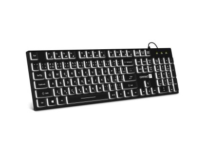 CONNECT IT WhiteStar, Klávesnica USB, CZ/SK, č CKB-5051-CS