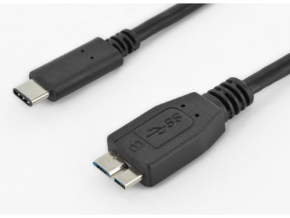 PremiumCord USB-C/M - USB 3.0 Micro-B/M, 0,6m ku31cmb06bk