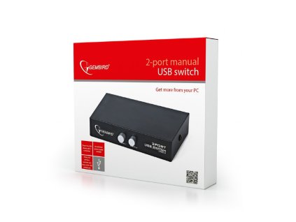GEMBIRD DSU-21, 2-port USB prepínač DSU-21