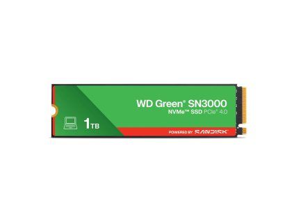 SNDK WD Green SN3000 NVMe SSD 1TB 3000x3000 Front s