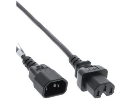 INLINE Sieťový predlžovací kábel C14-C15 2m 16811