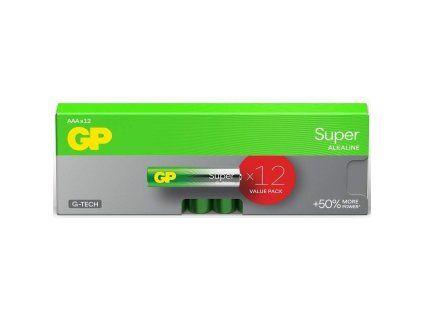 GP Super (AAA, LR03), Batérie, 12 ks B0114T