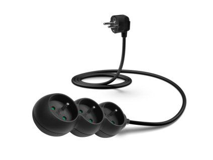 CONNECT IT 3 PowerRex, Predlžovačka, 3x FR, 1,5, č CES-1327-BK