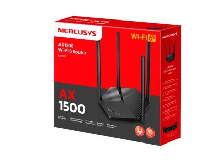 MERCUSYS MR60X, AX1500 WiFi 6 Router MR60X