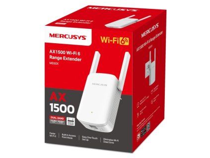MERCUSYS ME60X AX1500 Wi-Fi 6 Range Extender ME60X