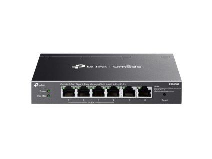 TP-Link ES206GP Switch 6-Port Omada SND, PoE+ ES206GP