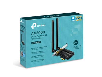 TP-Link Archer TX50 AX3000 Wi-Fi 6 Bluetooth 5.0 ARCHER TX50E