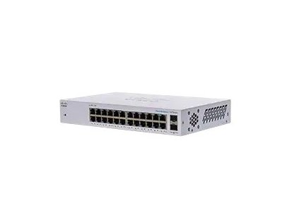 Cisco switch CBS110-24T (24xGbE, 2xGbE/SFP combo,fanless) - REFRESH CBS110-24T-EU-RF