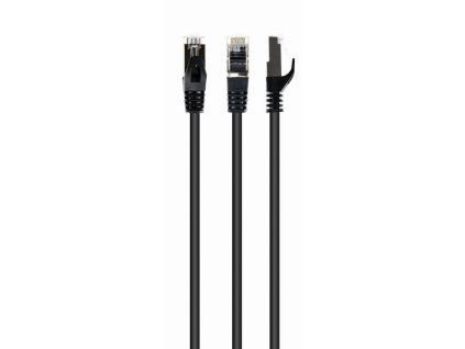 PATCH KABEL S/FTP cat.6a LSZH 0.25m black PP6A-LSZHCU-BK-0.25M