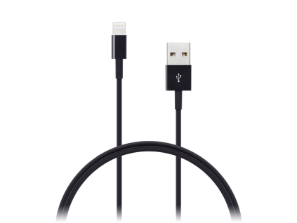 CONNECT IT CI-415 USB kábel Apple LIGHTNING čierny CI-415