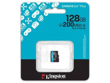 KINGSTON Micro SDXC CANVAS GO! Plus Gen4 128GB SDCG4/128GBSP