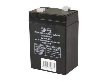EMOS B9641, Akumulátor 6V/4Ah, AGM B9641