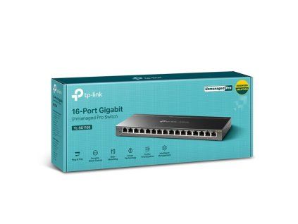 TP-Link Switch 16-Port/100/1000Mbps EasySmart TL-SG116E