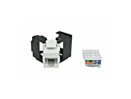Keystone RJ45 UTP, Cat.6 de-embedded, samozárezový, SFA HSEMRJ6UWS