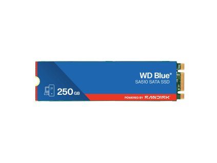 Render SNDK WD Blue SA510 SATA SSD 250GB Front HR s