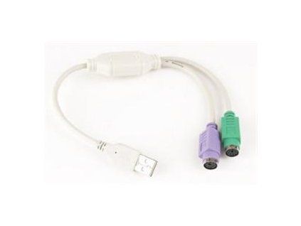 GEMBIRD Kábel adaptér USB-2xPS/2 30 cm UAPS12