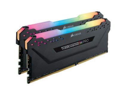 CORSAIR RGB Pro BLACK 2x8G/DDR4/3600MHz/CL18/1.35V CMW16GX4M2C3600C18