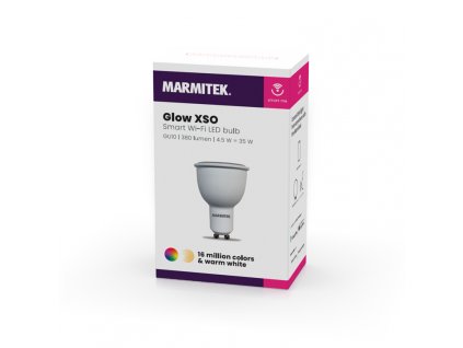 MARMITEK Glow XSO Smart Wi-Fi LED GU10, 380lm RGB 08514