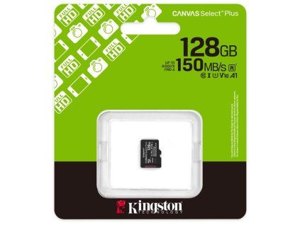 KINGSTON CANVAS Select Plus, Micro SDXC 128GB SDCS3/128GBSP