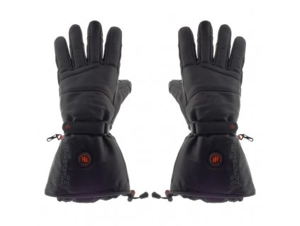 GLOVII Ski Leather, Vyhrievané rukavice, XL, čier GS5XL