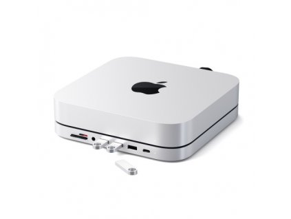 Satechi USB-C Aluminium Stand & Hub pre Mac Mini - Silver ST-ABHFS