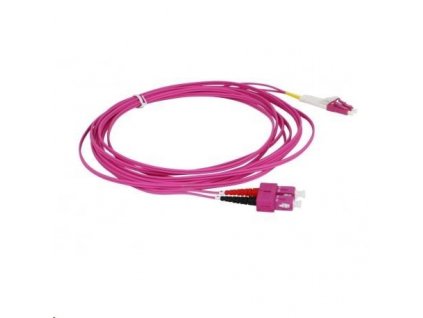 Duplexní patch kabel MM 50/125, OM4, SC-LC, LS0H, 3m DPX-50-LC/SC-OM4-3