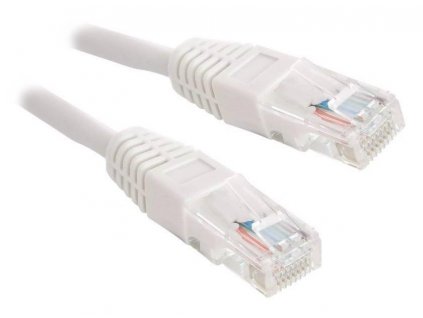 XtendLan patch kábel Cat5E, UTP - 0,25m, biely (predaj po 10 ks) PK_5UTP0025white