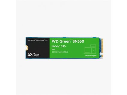 WD Green SN350 SSD 480GB M.2 NVMe Gen3 2400/1650 MBps WDS480G2G0C