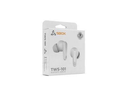 SBOX EB-TWS101-W, Bluetooth slúchadlá, white EB-TWS101-W