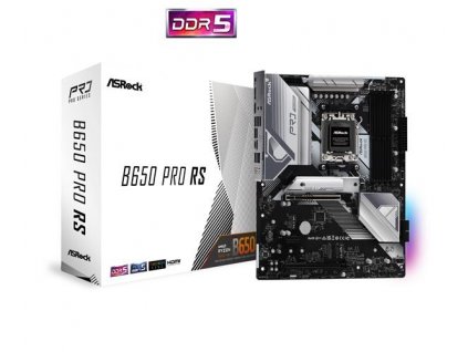 ASRock MB Sc AM5 B650 PRO RS, AMD B650, 4xDDR5, 1xDP, 1xHDMI B650 PRO RS