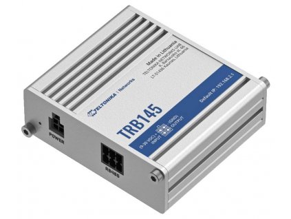 Teltonika TRB145 průmyslový LTE modem s RS485, LTE Cat4/3G/2G TRB1450 03000