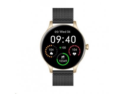 Garett Smartwatch Classy zlato-černá, ocel CLASSY_GOLD_BLACK_STEEL