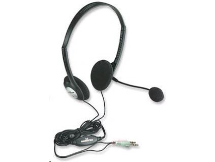 MANHATTAN Sluchátka s mikrofonem Stereo Headset 164429