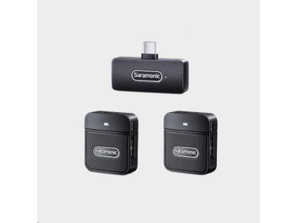 Saramonic Blink 100 B6 (TX+TX+RX UC) 2.4GHz bezdrátový mikrofonní systém pro USB-C zařízení/ otevřeno BLINK100 B6