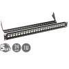 19'' modulární neosazený patch panel Solarix 24 portů černý 1U SX24M-0-STP-BK-UNI 24200243