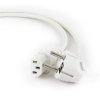 Gembird kábel napájací (C13), VDE certifikovaný, 1.8 m. biely PC-186W-VDE
