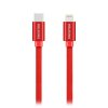 Swissten Datový Kabel Textile USB-C / Lightning 1,2 M Červený 71525206