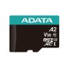 ADATA MicroSDXC karta 256GB Premier Pro UHS-I V30S (R:100/W:80 MB/s) + SD adaptér AUSDX256GUI3V30SA2-RA1