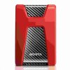 Externý pevný disk ADATA 2TB 2,5" USB 3.1 DashDrive Durable HD650, červený (gumový, odolný voči nárazom) AHD650-2TU31-CRD